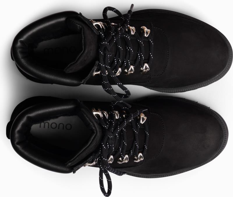 Dici Leather, Shearling Lining - Womens - black 1