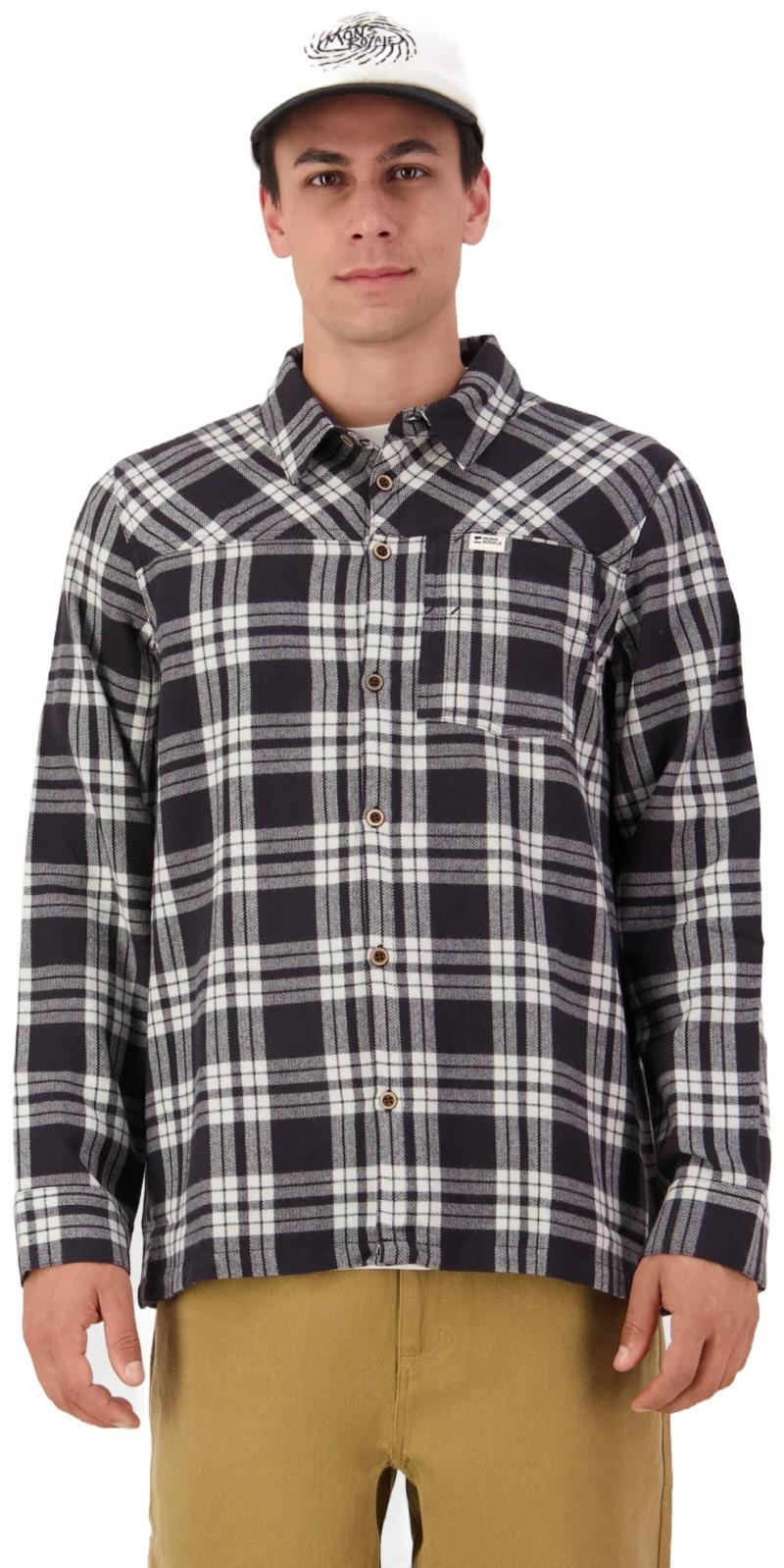 AT Merino Flannel LS Shirt - Mens - black 1