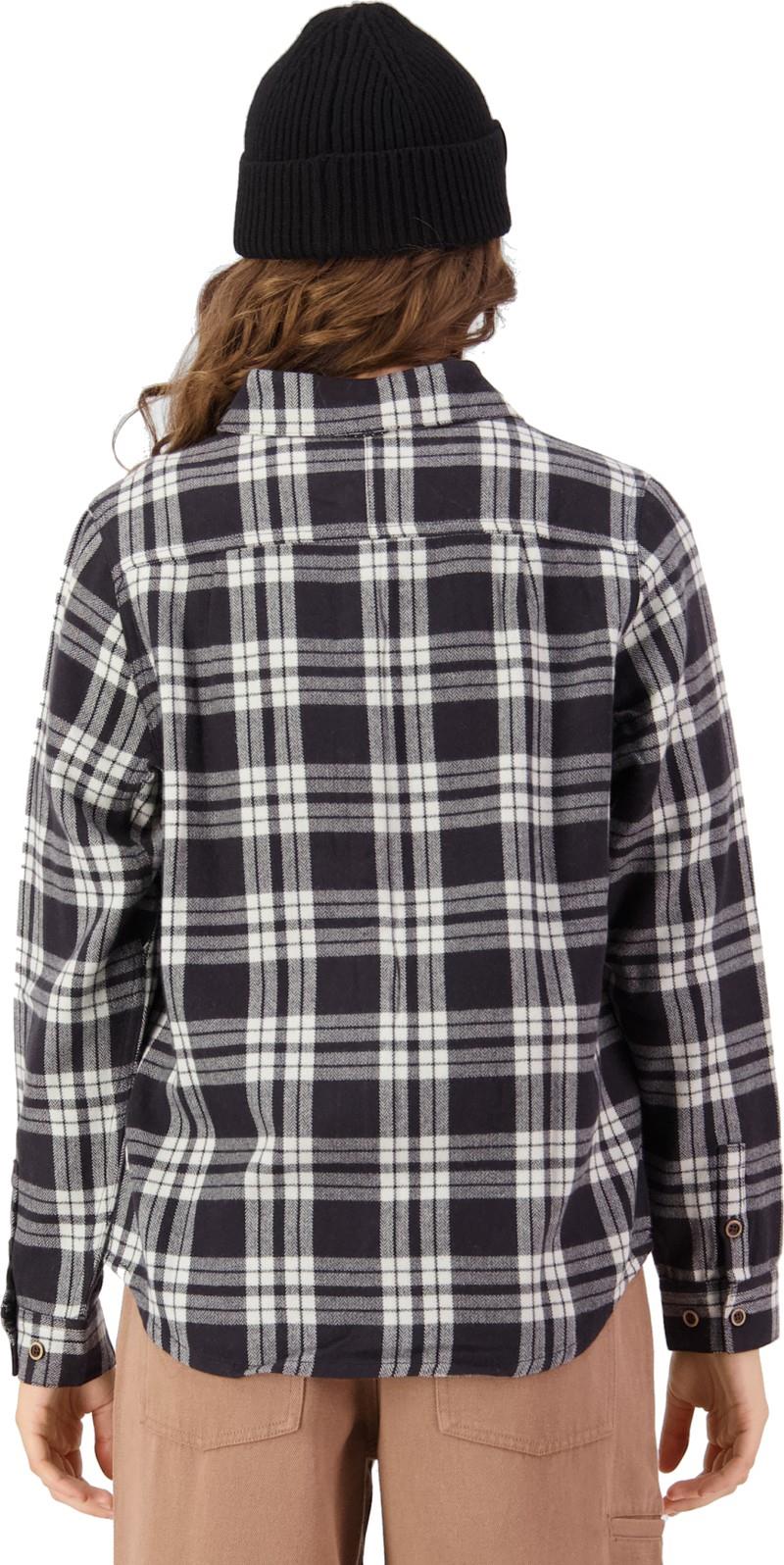 AT Merino Flannel LS Shirt - Womens - black 1