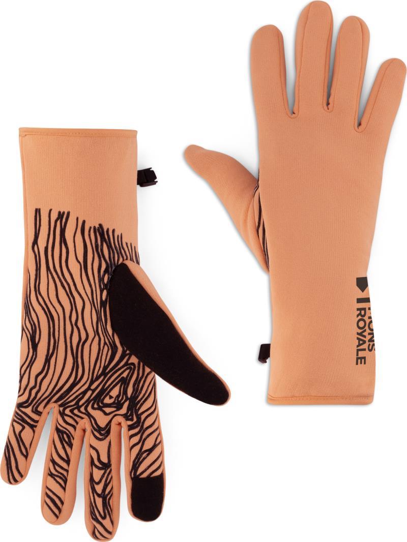 Amp Merino Fleece Gloves - Melon 1