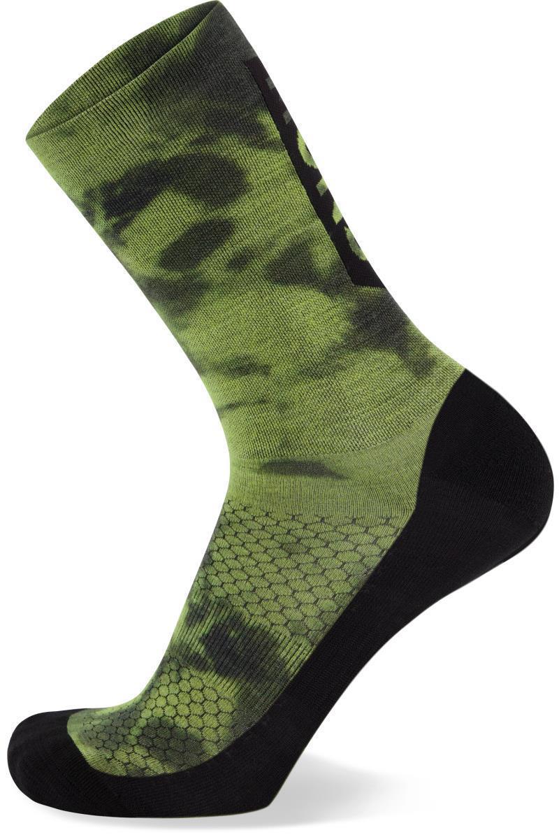 Atlas Crew Socks Digital - Tie Dye - limelight tie dye 1
