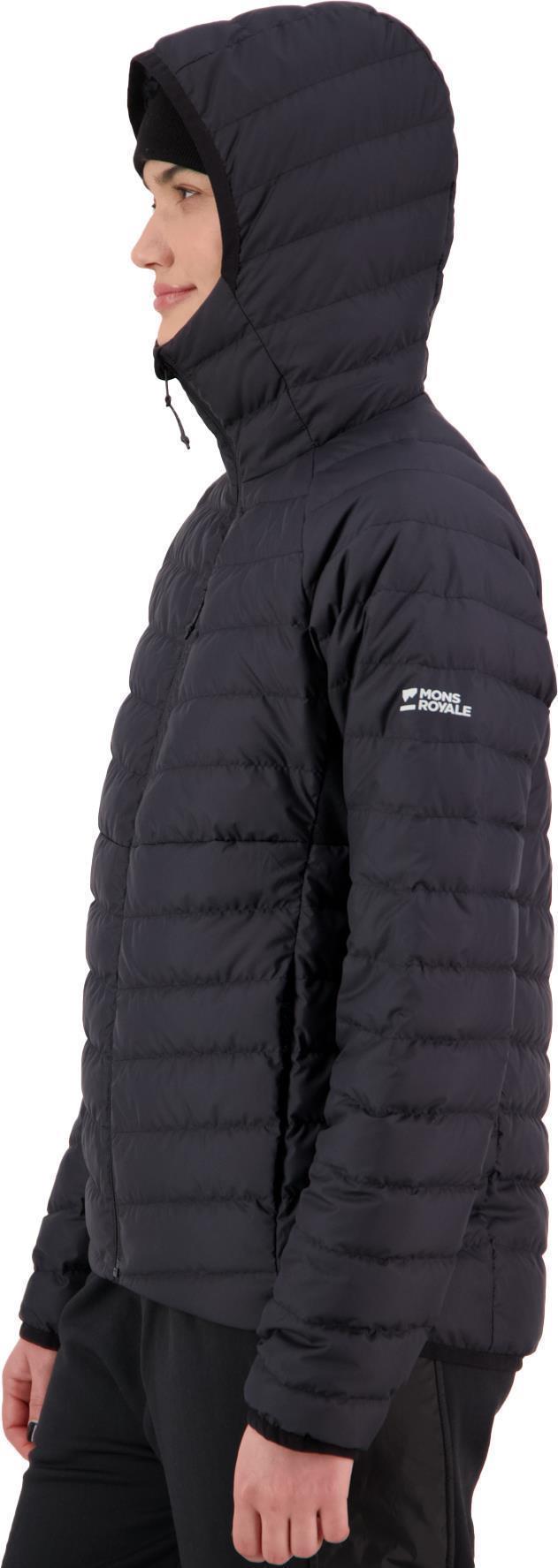 Atmos Wool x Down Insulation Hood - Womens - Black 7