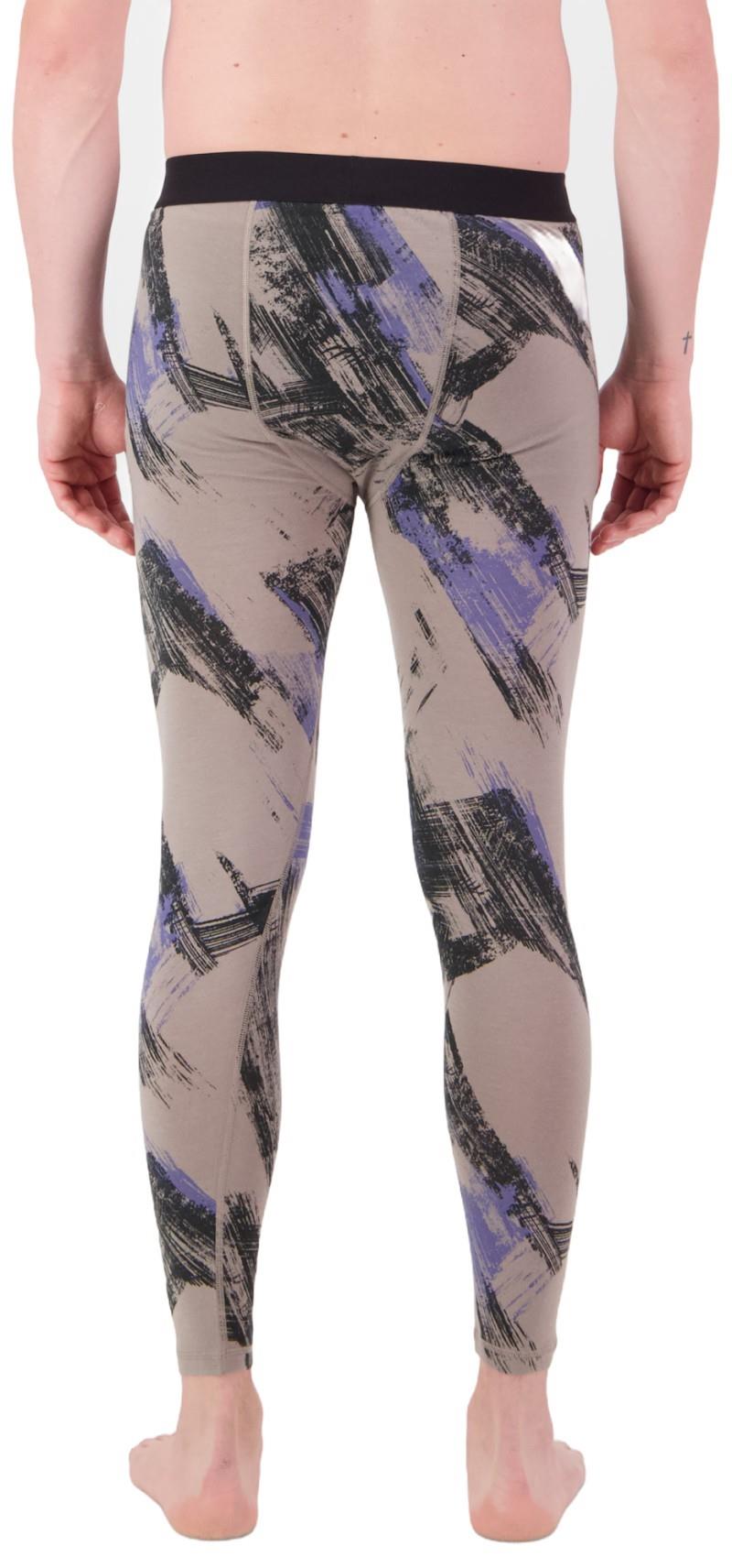 Cascade Merino Base Layer Leggings - AOP - Mens - paintbrush blue 1