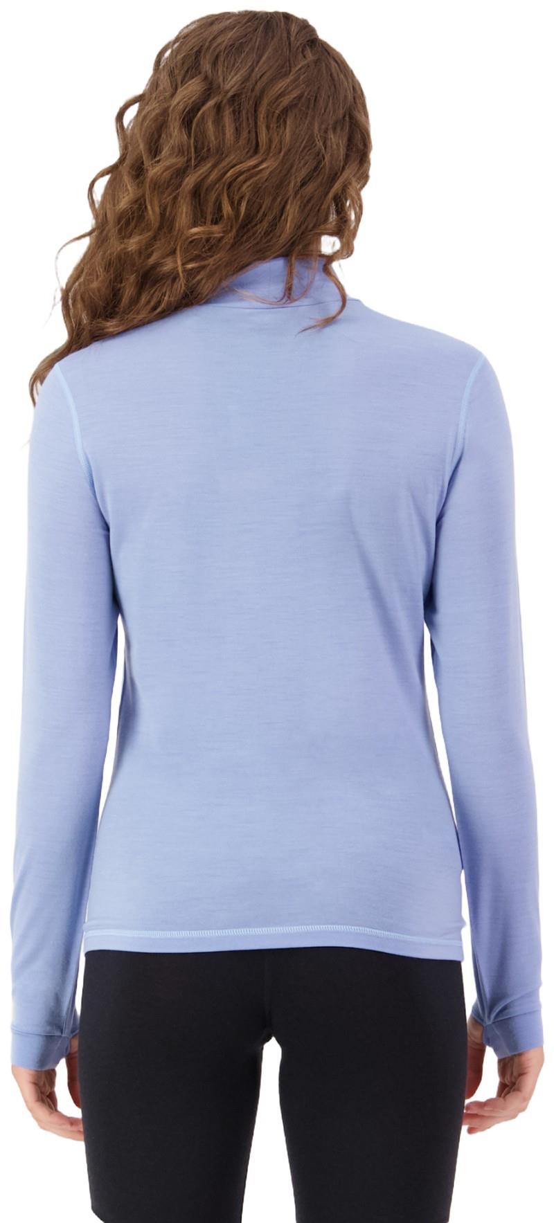 Cascade Merino Base Layer Mock Neck LS - Womens - moonstone 1