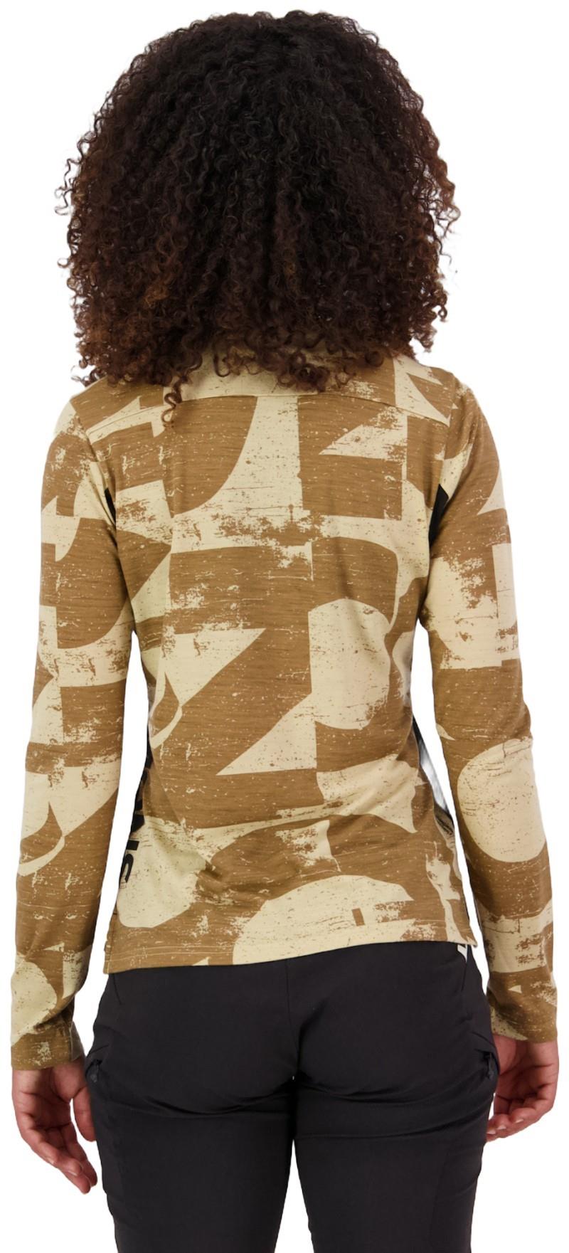 Diversion Merino Bike Jersey LS - Printed - Womens - mr grunge / black 1