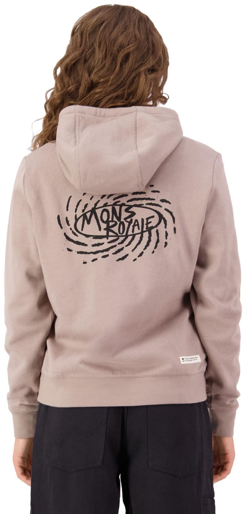 Inversion Merino Hoodie - AOP - Womens - cinder 1