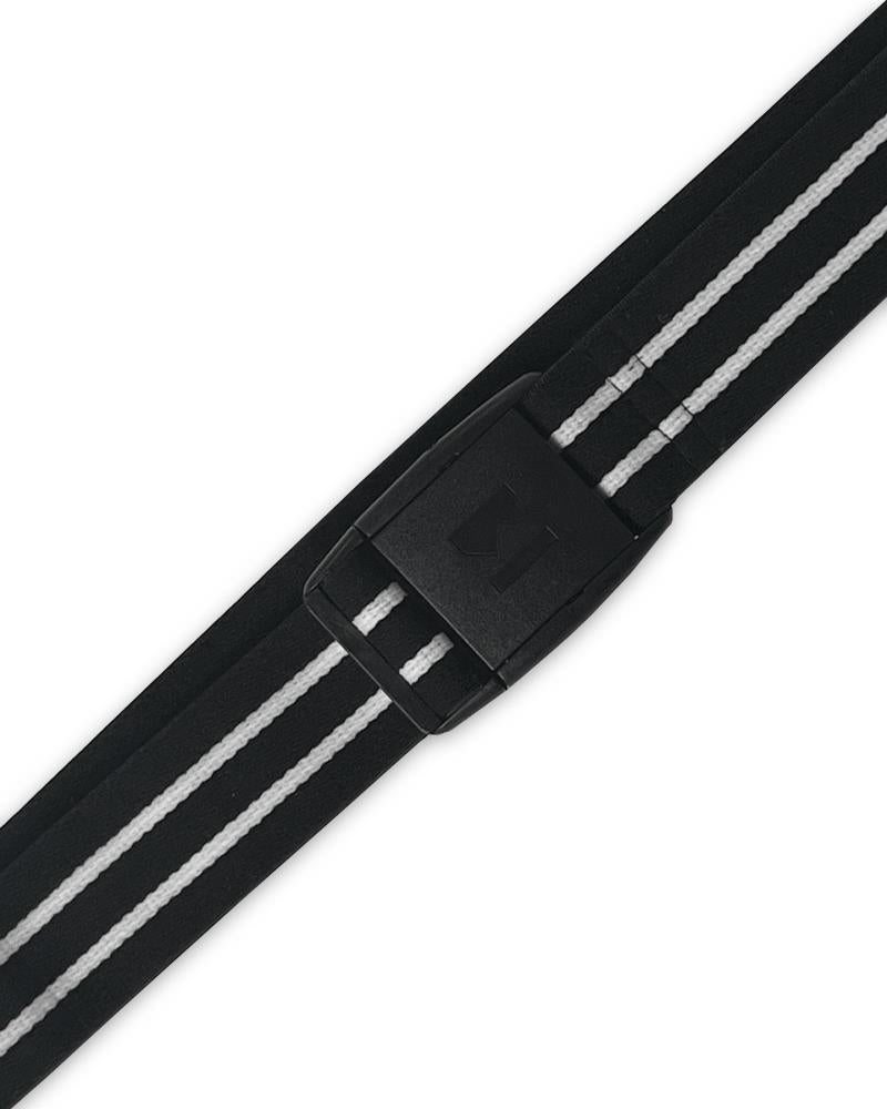 Mons Belt - Stripe - Black / White 2