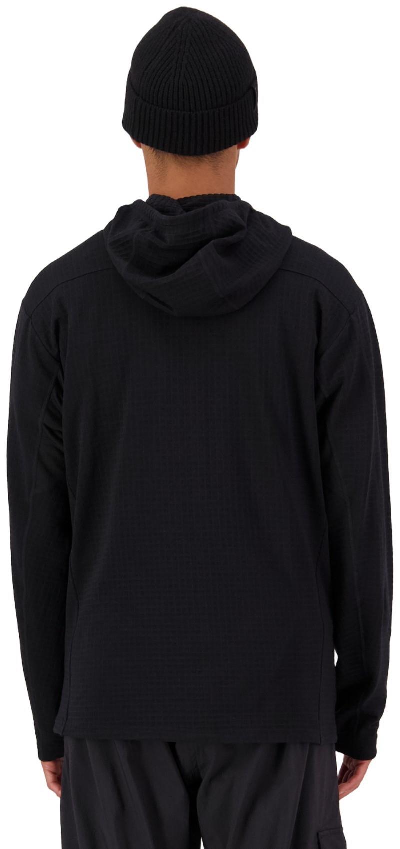 Offgrid Merino Fleece Zip Hoodie - Mens - black 1