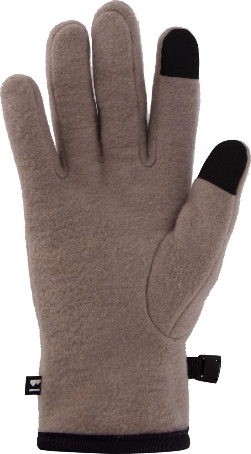Pileup Wool Fleece Gloves - cinder 1