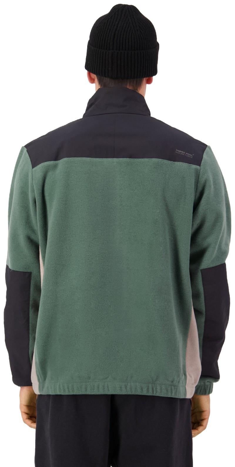 Pileup Wool Fleece Jacket - Mens - burnt sage 1