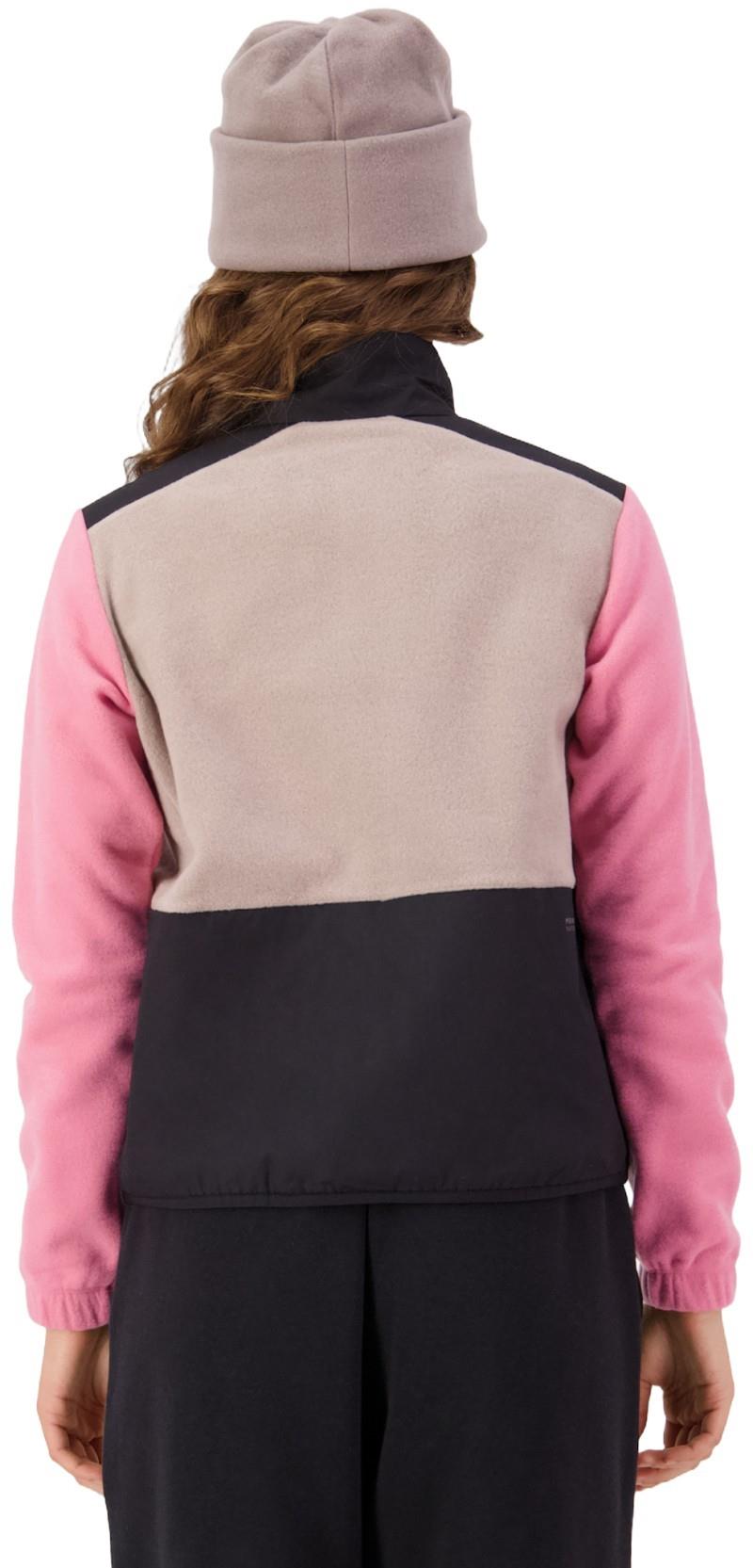 Pileup Wool Fleece Jacket - Womens - flamingo 1
