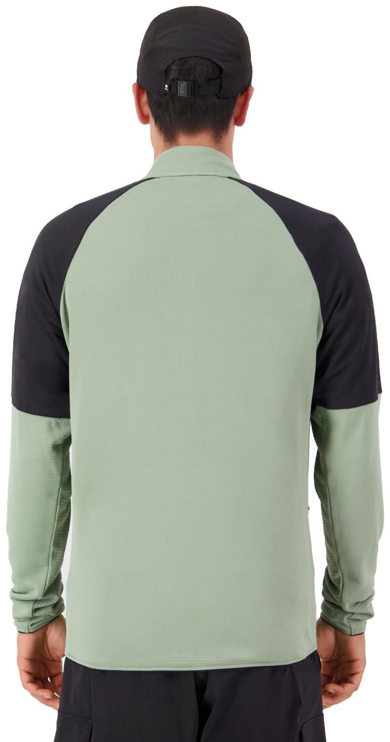 Quad Merino Fleece Jacket - Mens - willow / black 1