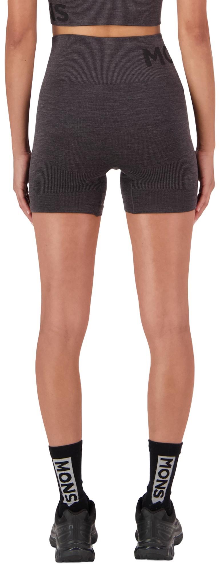 Solace Merino Seamless Shorts - Womens - forged iron 1