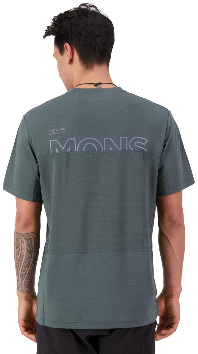Tarn Merino T-Shirt - Mens - dark cypress 1
