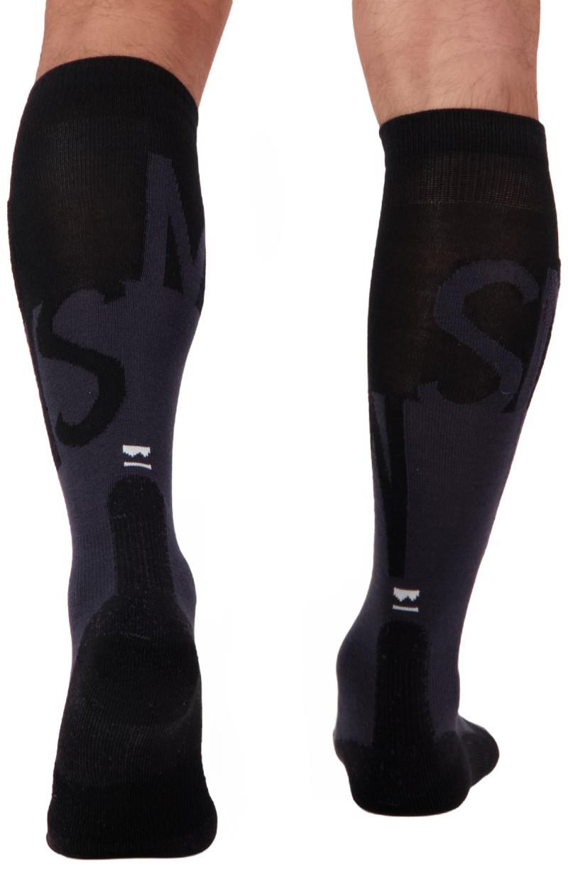 Ultra Cushion Merino Snow Socks - black / 9 iron 1