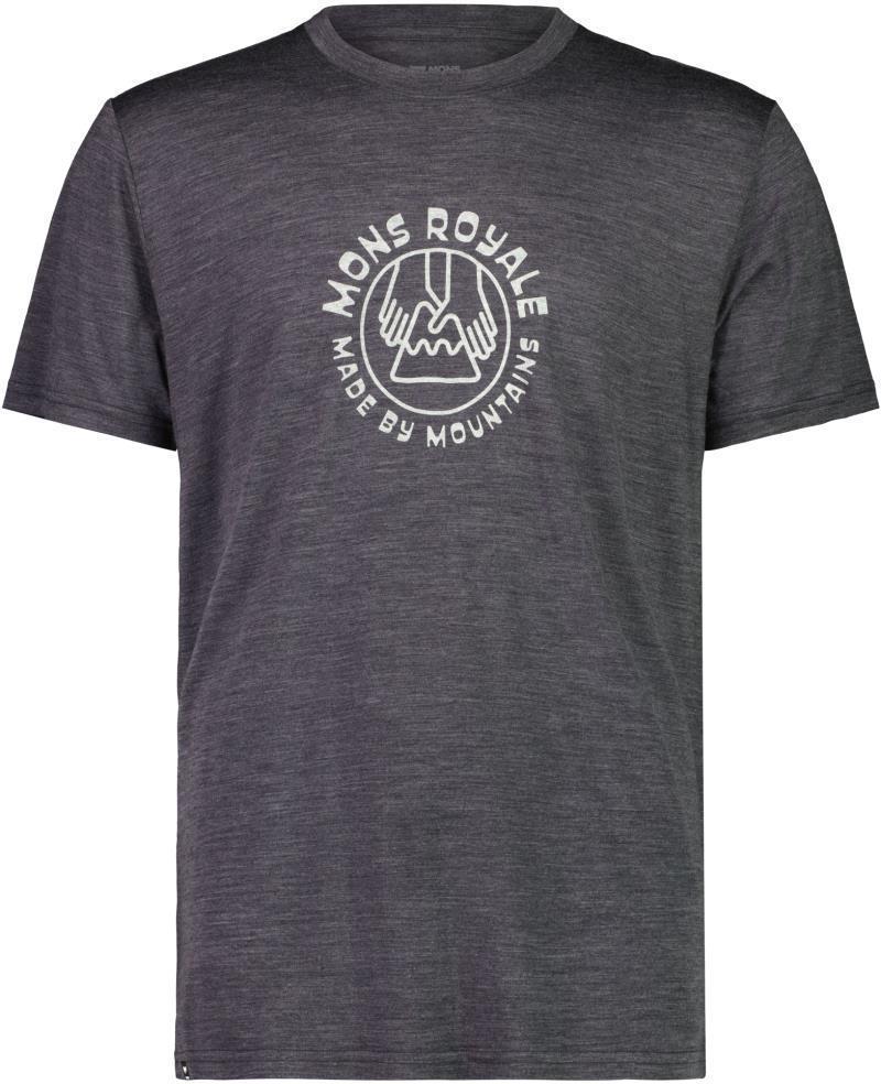 Zephyr Merino Cool T-Shirt - Mt Hands - Mens - Smoke 1