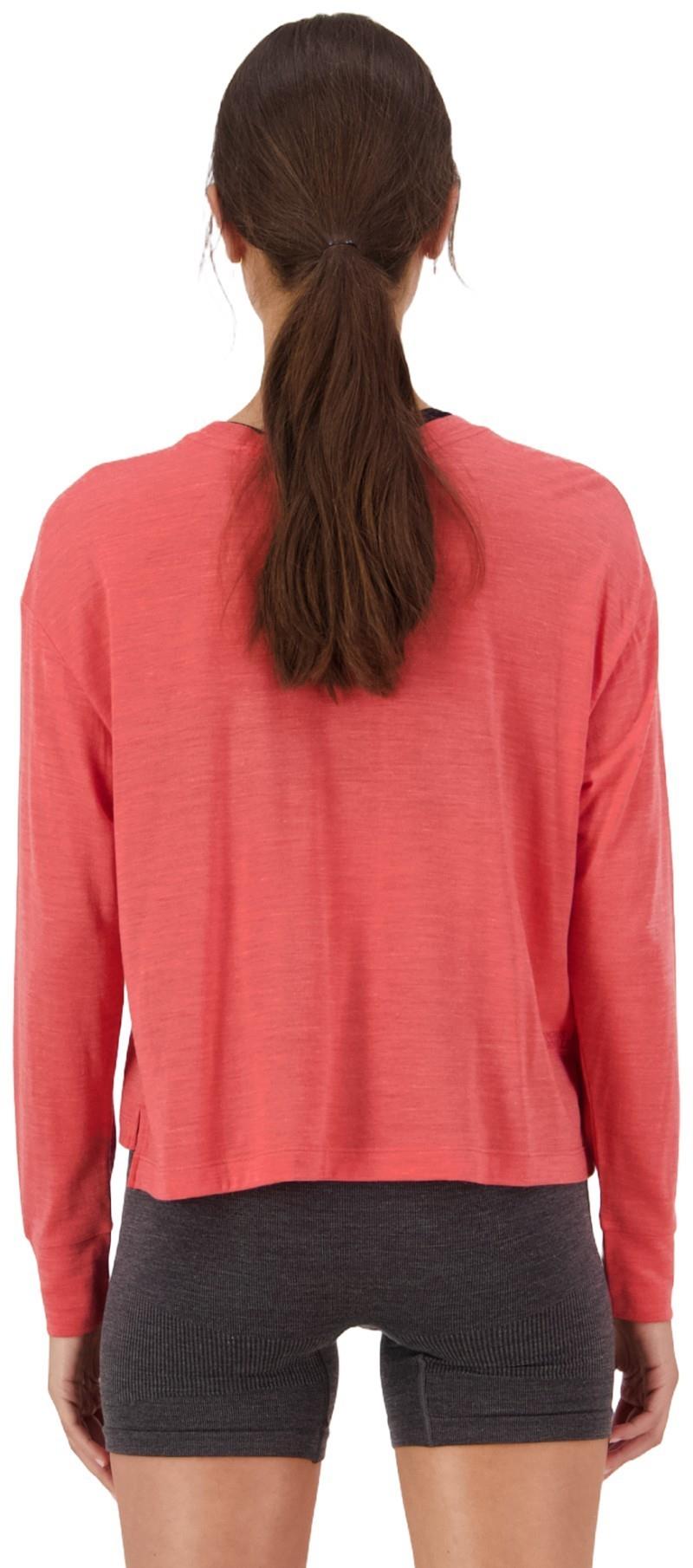 Zephyr Merino Tencel Boxy LS - Womens - watermelon 1