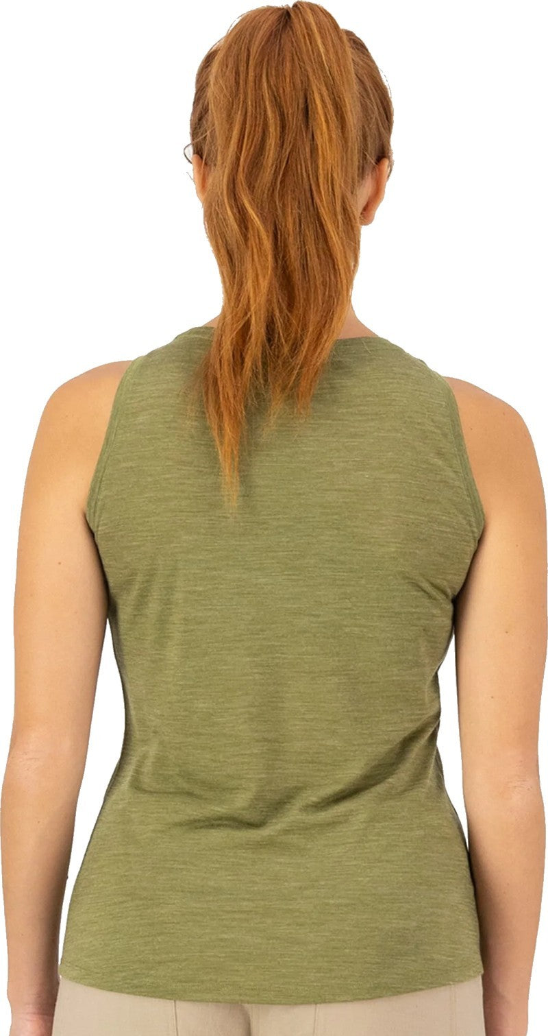 Zephyr Merino Tencel Tank - Womens - fern 1