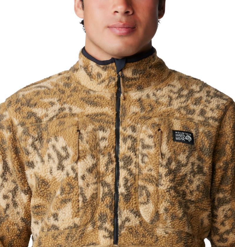 HiCamp Fleece Printed Pullover - Mens - Corozo Nut Forests Floor Print 5