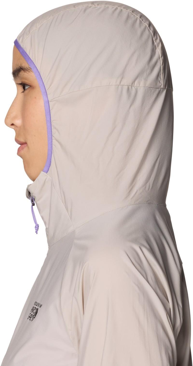 Kor AirShell Hooded Jacket - Womens - city fog 1