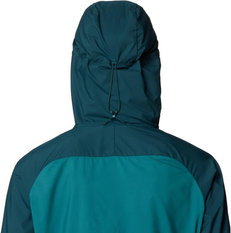 Kor AirShell Hybrid Hooded Jacket - Womens - dark marsh / jack pine 1