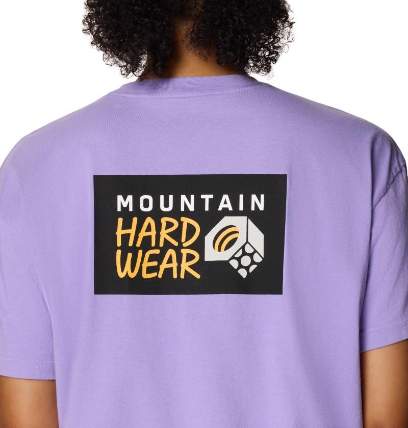 MHW Logo Boxy Crop SS - Womens - harbor violet 1