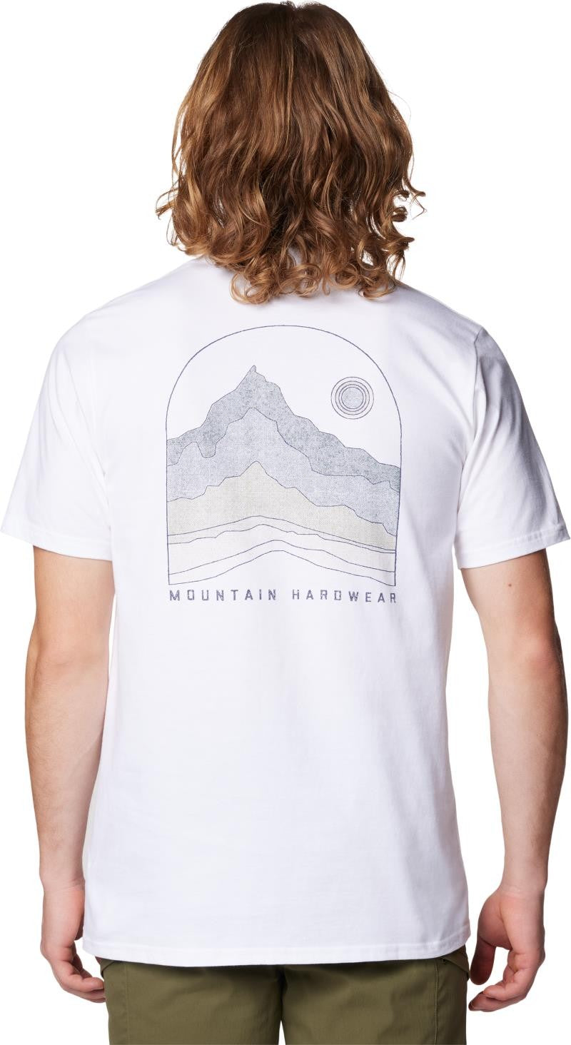 Mountain Sunset SS - Mens - white 1