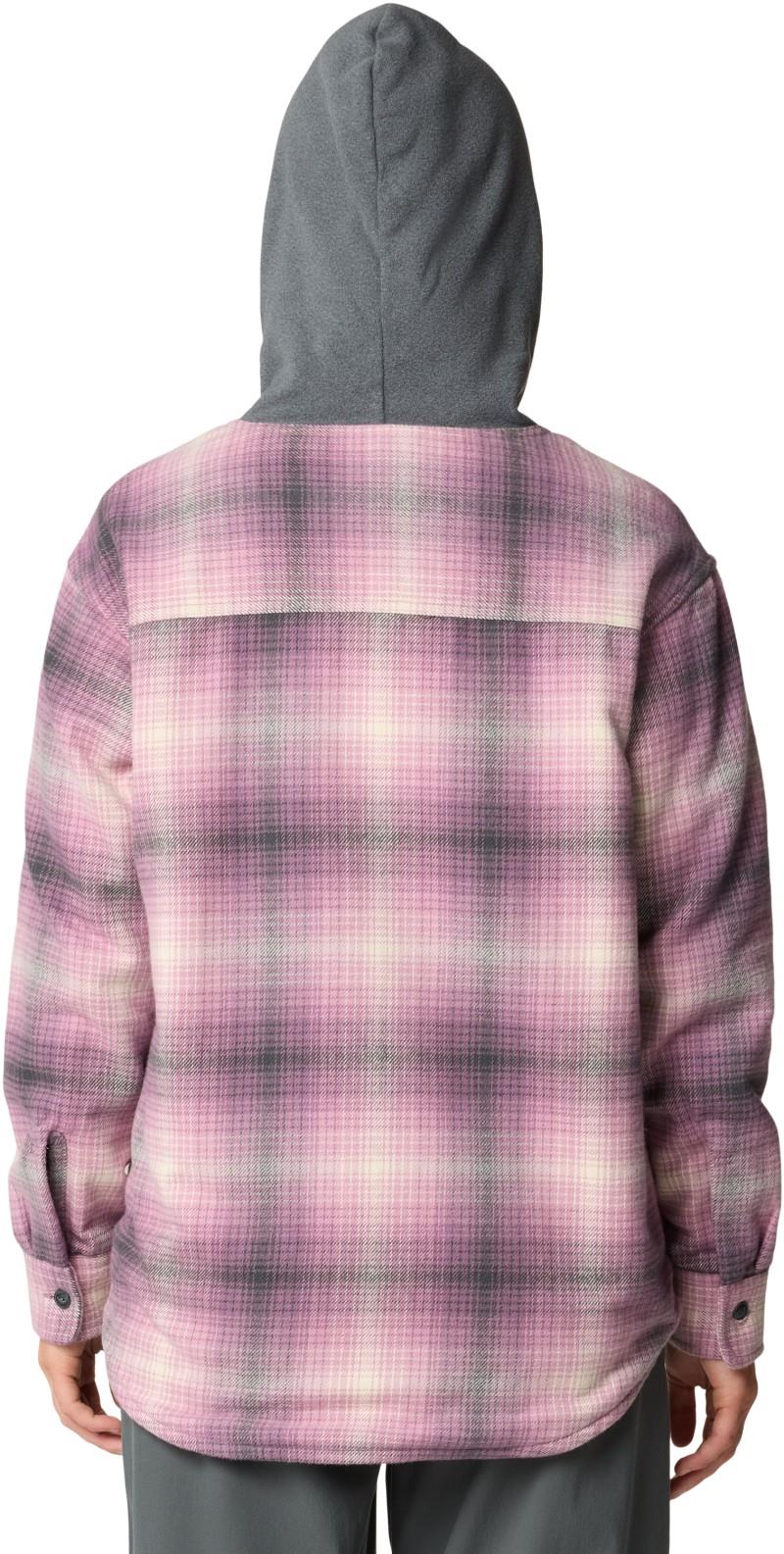 Plusher Microchill Lined Shirt - Womens - dark daze ombre buffalo check 1