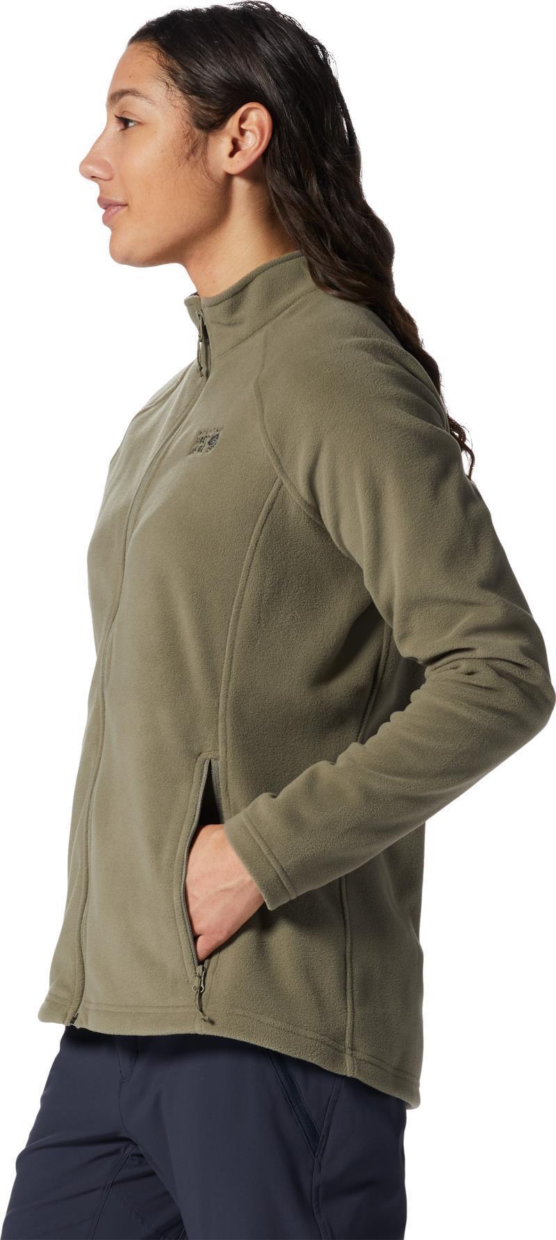Polartec Microfleece Full Zip - Womens - Stone Green 4
