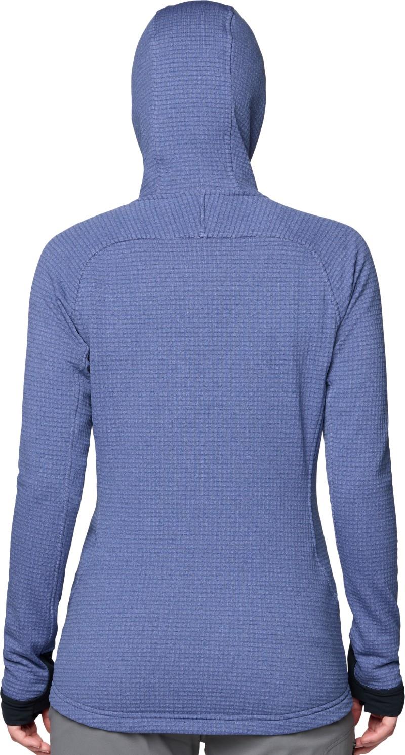 Polartec Power Grid Full Zip Hoody - Womens - lapis dusk heather / black 1