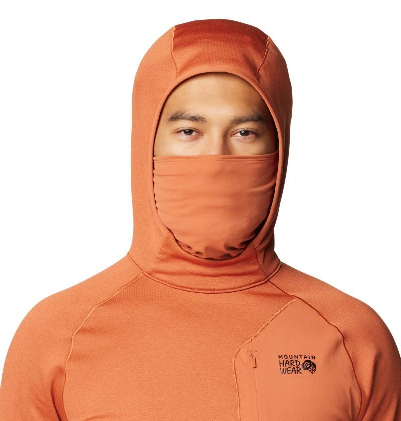 Up First Tech Fleece Hoody - Mens - raw carnelian heather 1