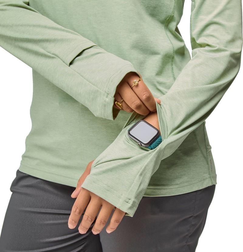 Silkweight Hoodie - Womens - desert sage 1