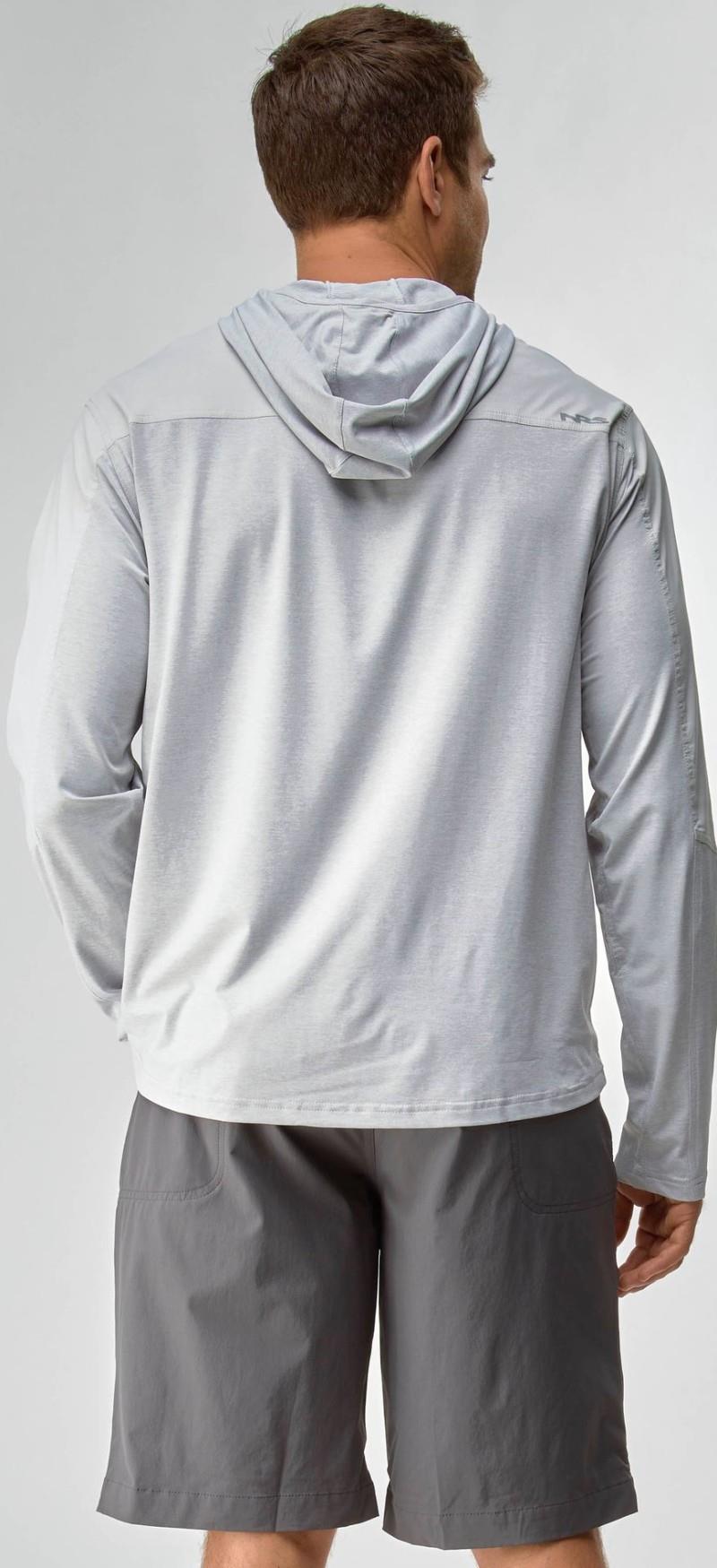 Silkweight Hybrid Hoodie - Mens - moonlight 1