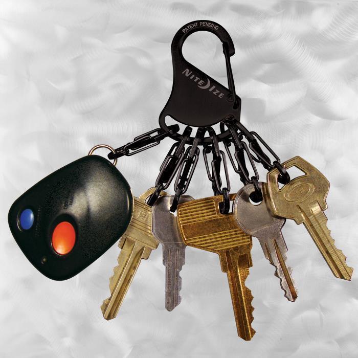 KeyRack Steel S-Biner - Black 2