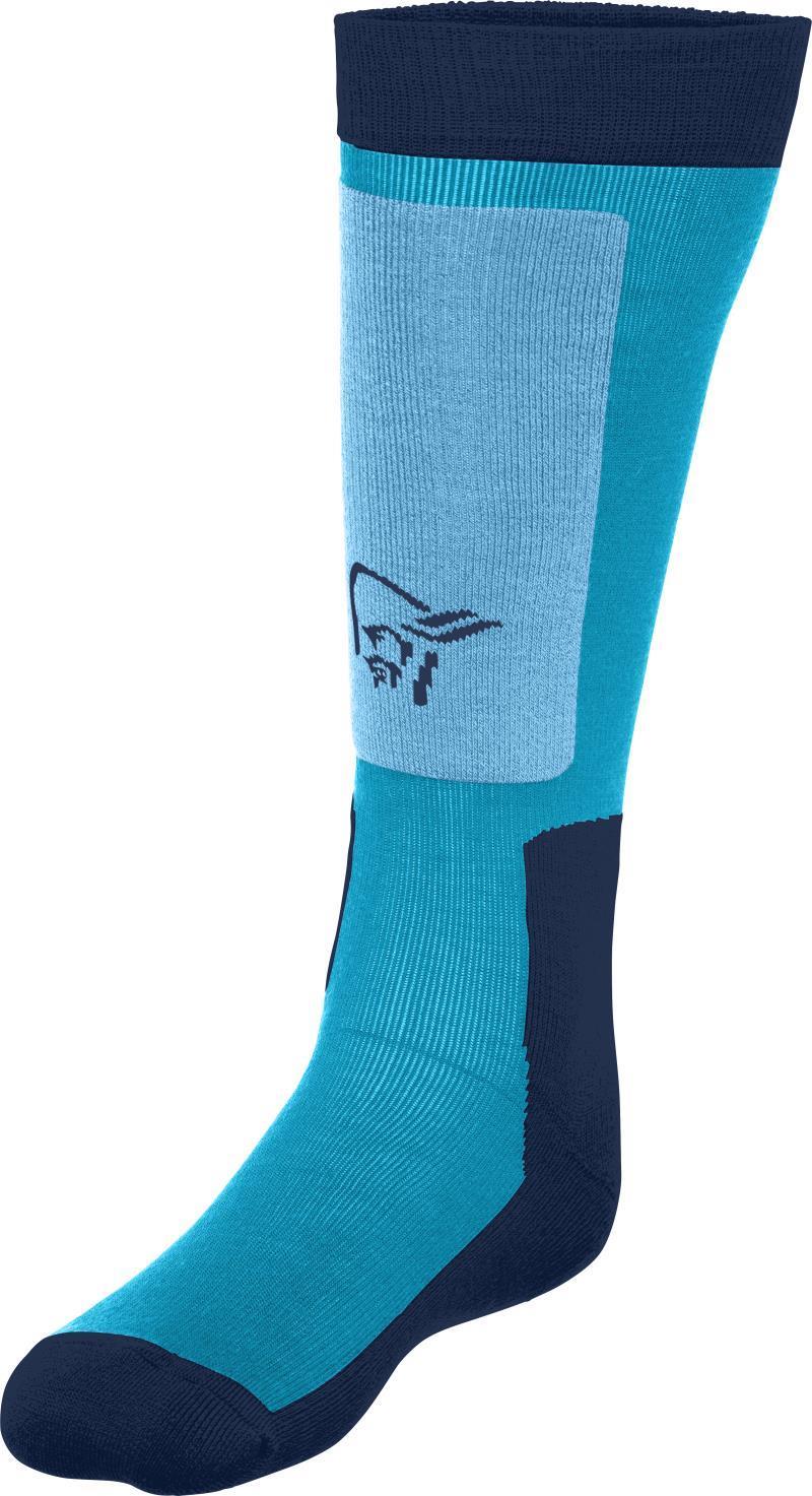 Lofoten Mid Weight Merino Socks Long - hawaiian surf / indigo night 1