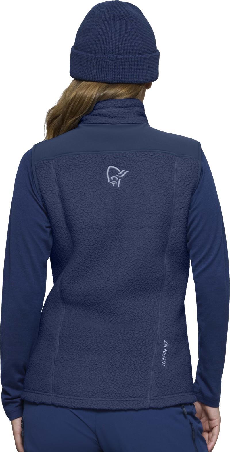 Trollveggen Warm3 Vest - Womens - indigo night 1