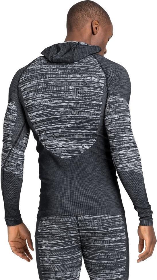 Blackcomb Eco LS Top w/ Facemask - Mens - black / space dye 1