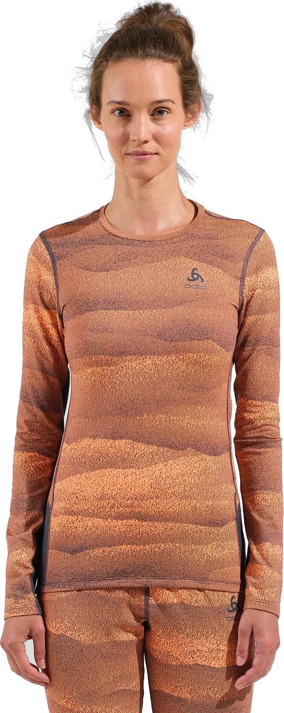 Whistler Eco Crew Neck LS - Womens - Live Wire / India Ink 3