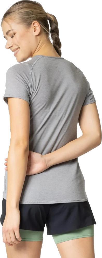 X-Alp PW 115 Crew Neck SS - Womens - Grey Melange 4