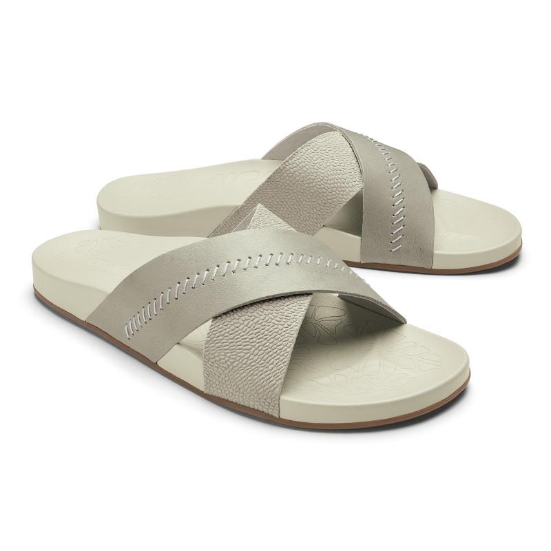 Kipe`a `Olu - Womens - ecru / tapa 1