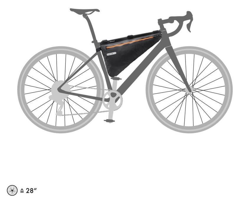 Bikepacking Frame Pack 6L - Black Matte 7