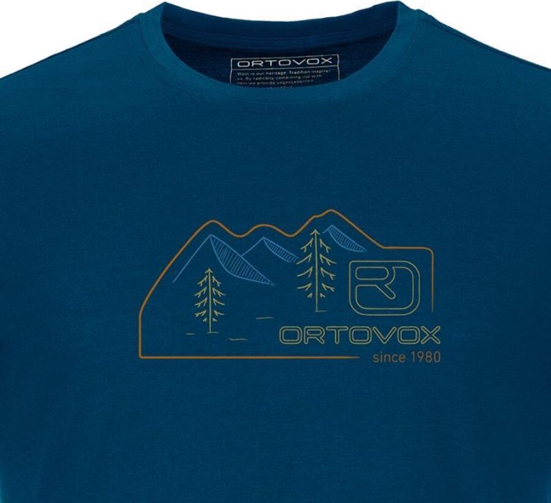 140 Cool Vintage Badge T-Shirt - Mens - Petrol Blue 2