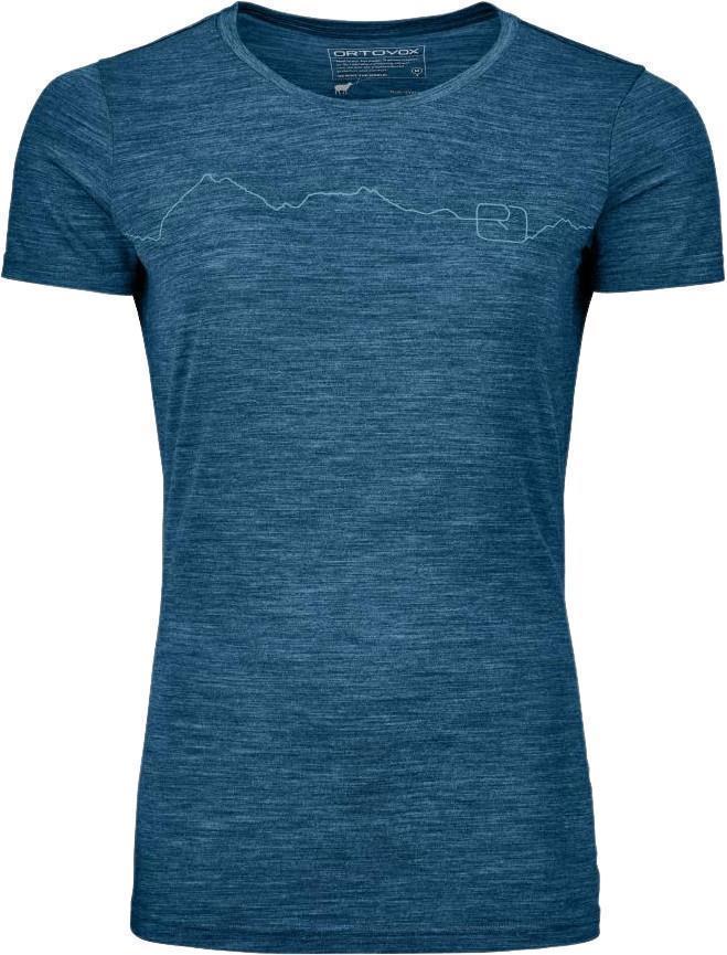 150 Cool Mountain T-Shirt - Womens - Petrol Blue Blend 1