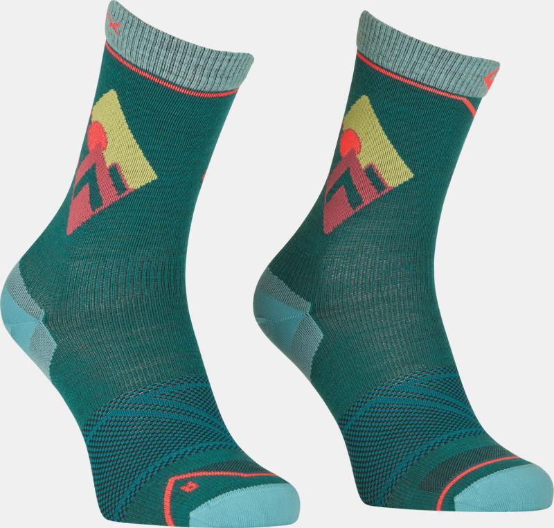 Alpine Light Comp Mid Socks - Womens - pacific green 1
