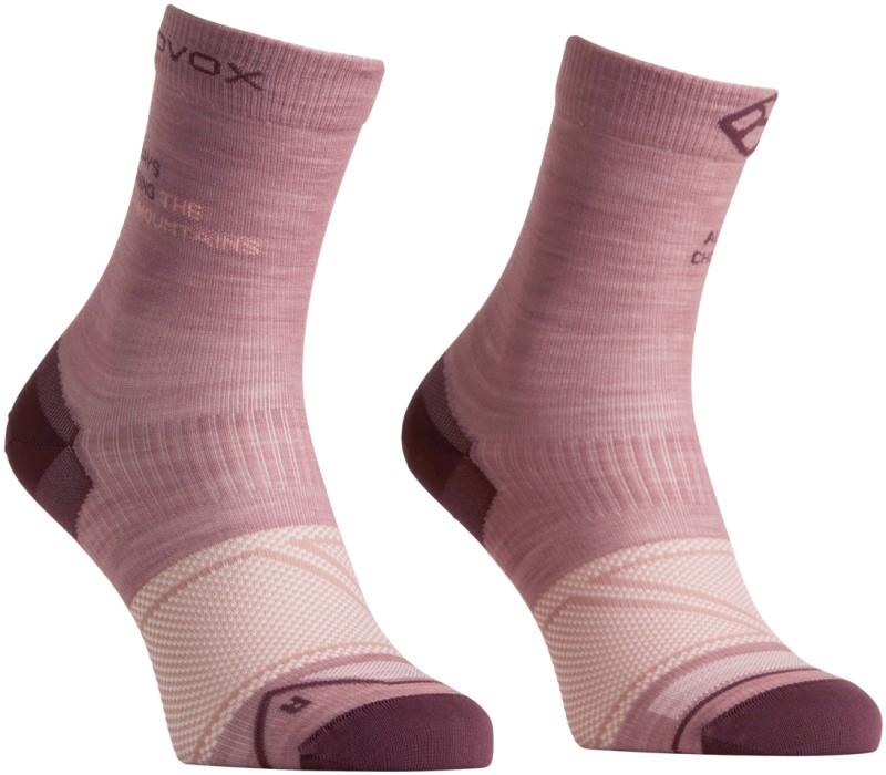 Alpine Light Compression Mid Socks - Womens - dusk rose 1