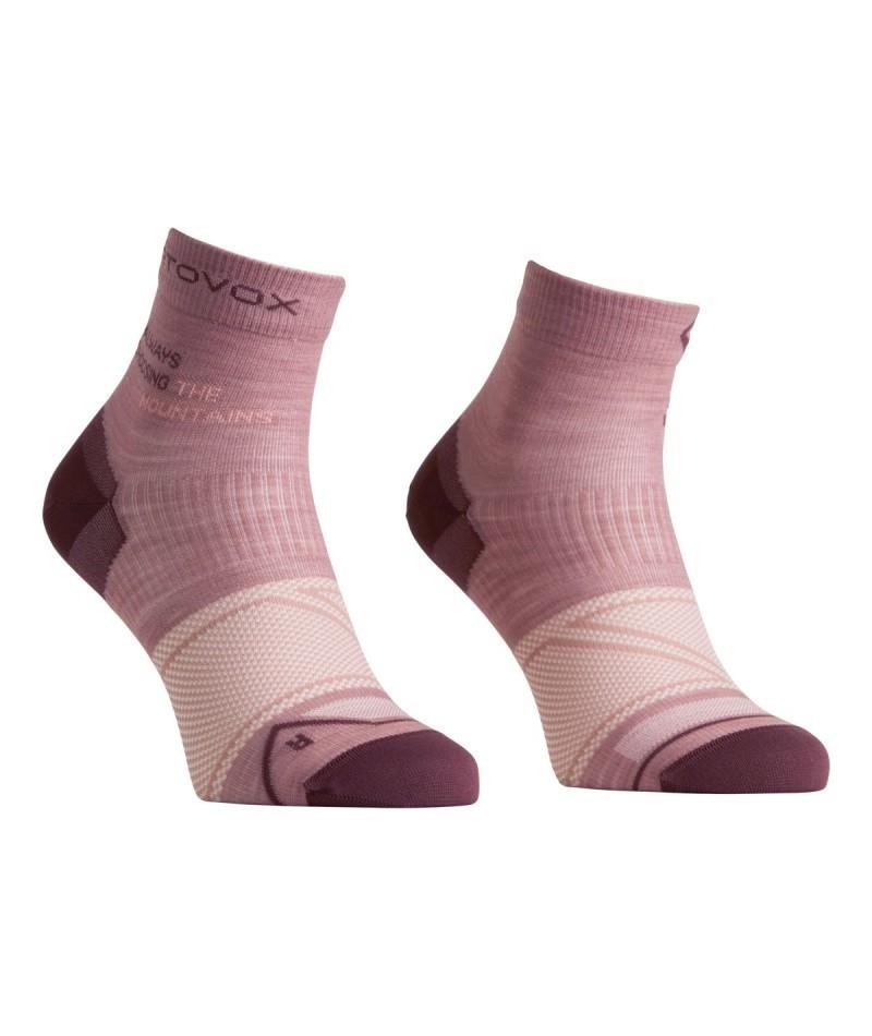 Alpine Light Quarter Socks - Womens - dusk rose 1