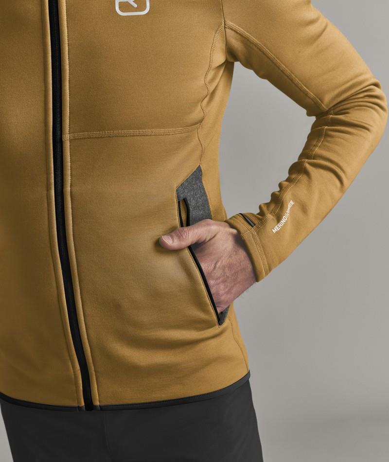 Fleece Jacket - Mens - dark cumin 1