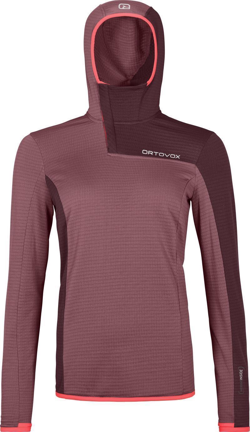 Fleece Light Grid SN Hoody - Womens - Mountain Rose 1