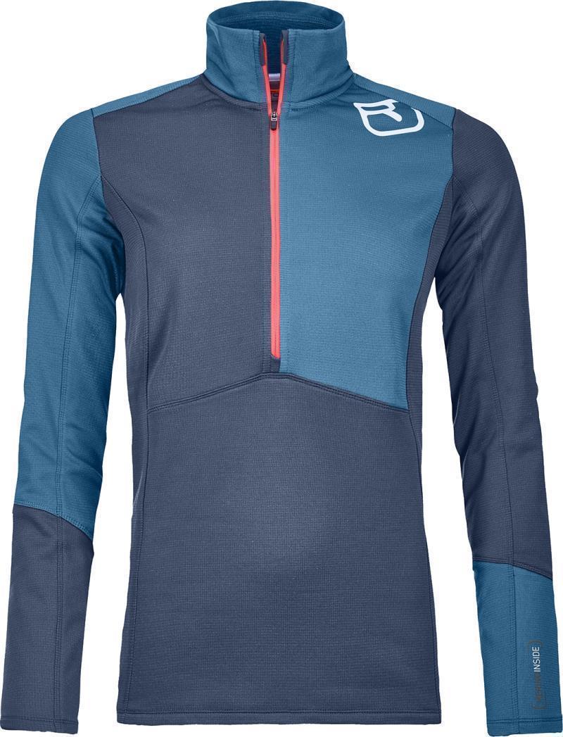 Fleece Light Zip Neck - Womens - night blue 1