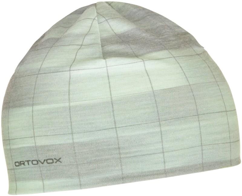 MTB Merino Beanie - green acid motion aop 1